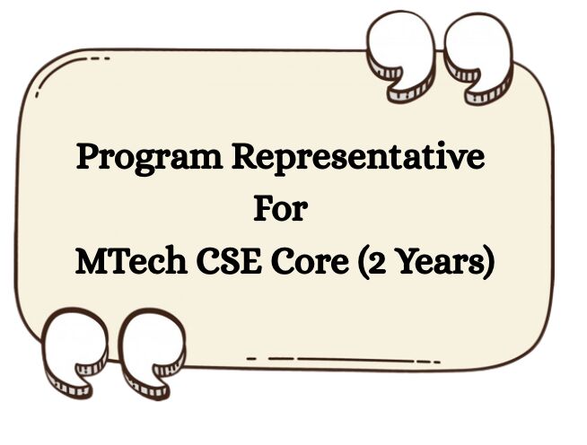 Program Representative
